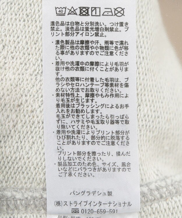 AMERICAN HOLIC ＢＲＵＮＳＷＩＣＫ　ＧＥＯＲＧＩＡ　ＢＩＧスウェット Light Gray Mixture