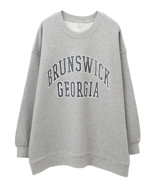 AMERICAN HOLIC ＢＲＵＮＳＷＩＣＫ　ＧＥＯＲＧＩＡ　ＢＩＧスウェット Light Gray Mixture