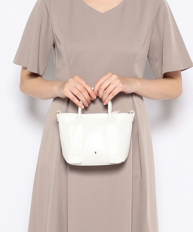 LANVIN en Bleu ベルヴィル 2WAYミニバッグ ホワイト