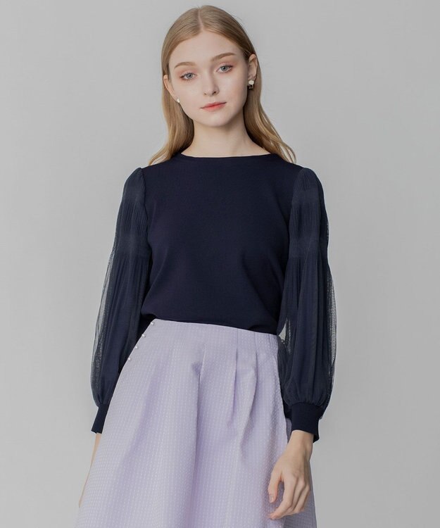 TOCCA 【洗える！】RIPPLE プルオーバー ネイビー系