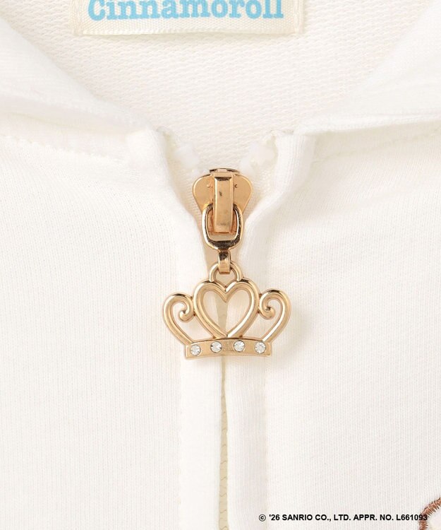 ANY KIDS 【シナモロール×ANY KIDS】なりきりパーカー オフホワイト