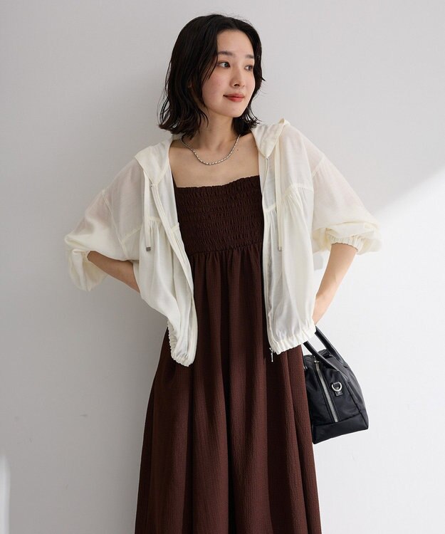 Green Parks シアーマウンテンパーカー White