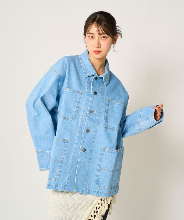 OP／FILA 【Kappa】ウェルネスクラブカバーオール インディゴブルー