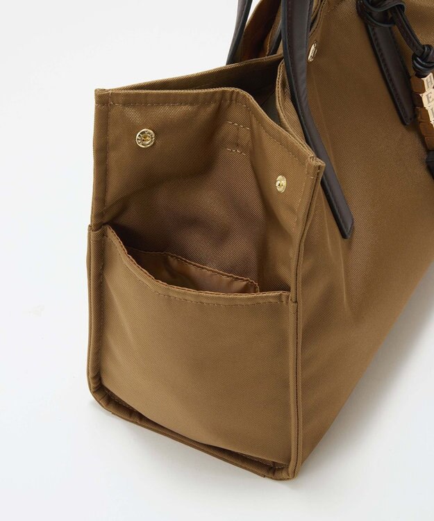 TOPKAPI LEE11月号掲載！【Breath TOPKAPI】撥水 マルチway スクエア A4 トートバッグ / 10ポケット キャメル