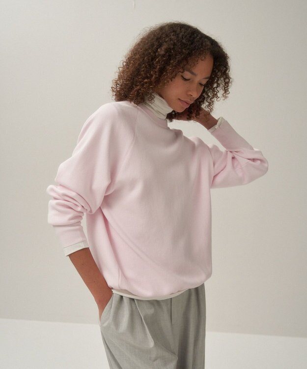 ATON 50/3 ORGANIC SMOOTH | クルーネックセーター BLACK