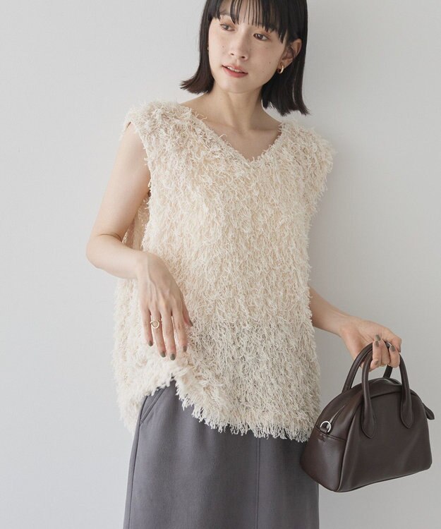 AMERICAN HOLIC 【前後2WAY】フリンジベスト Blue