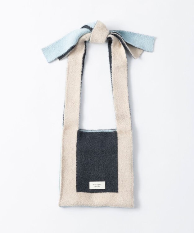 TRICOTE シャギーアレンジノットバッグ 82BEIGE