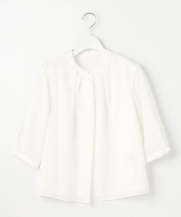 J.PRESS LADIES S カラミストライプ カットソー ホワイト系1