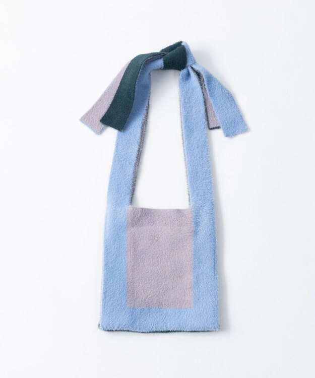 TRICOTE シャギーアレンジノットバッグ 42GREEN