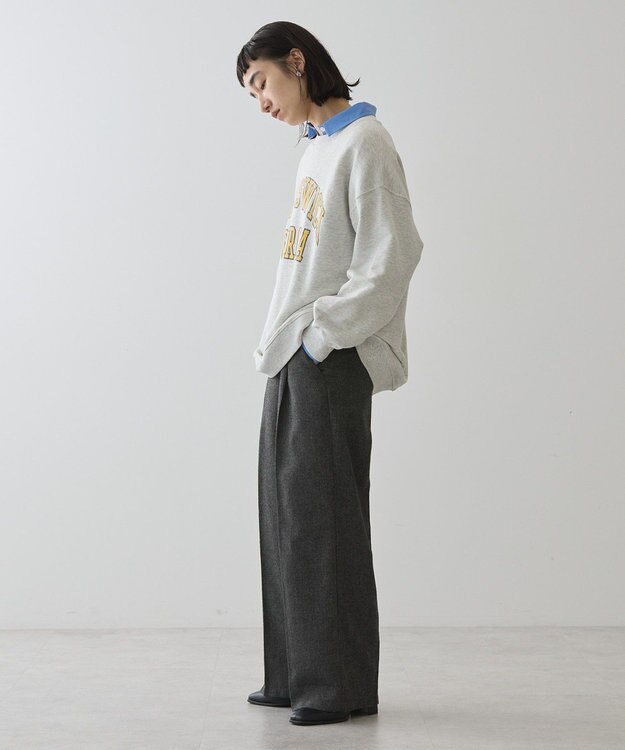 AMERICAN HOLIC ＢＲＵＮＳＷＩＣＫ　ＧＥＯＲＧＩＡ　ＢＩＧスウェット Oatmeal