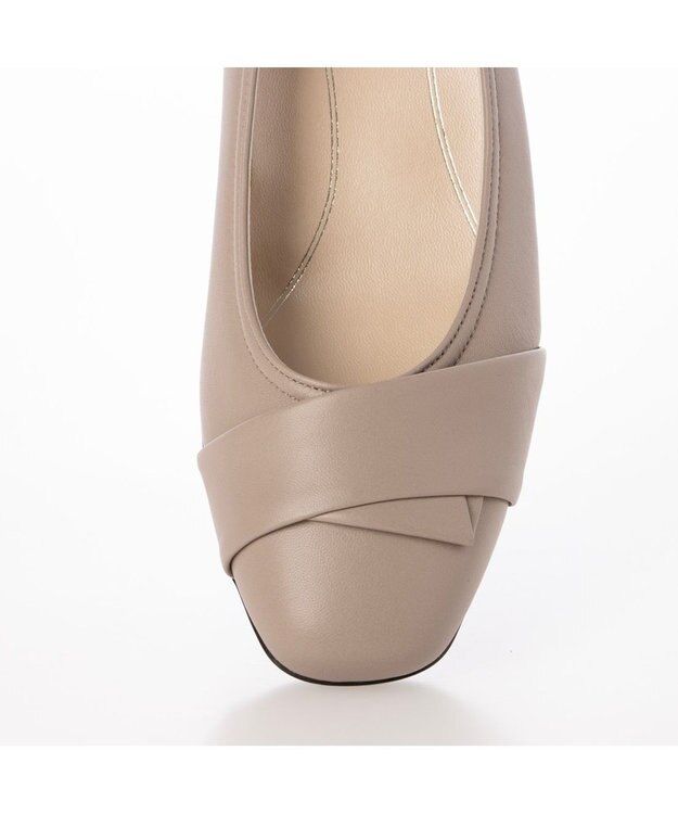 Riz raffinee ローヒールパンプス オーク