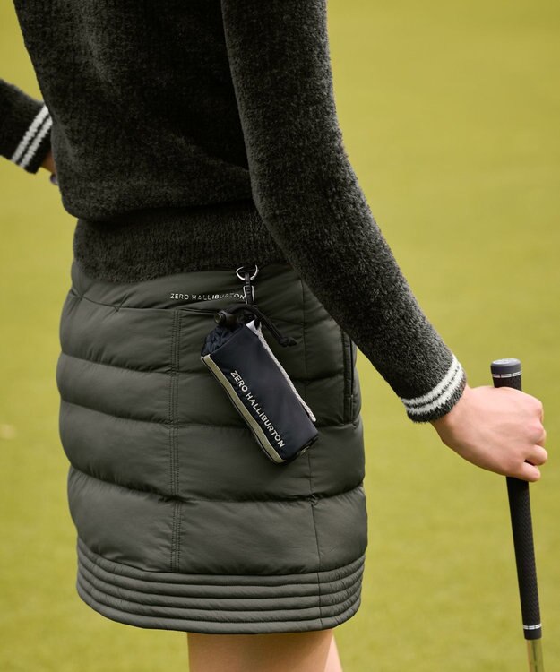 ZERO HALLIBURTON 【撥水・保温】 軽量中綿スカート ZHG-W5A2b 85134 カーキ