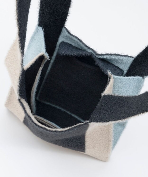 TRICOTE シャギーアレンジノットバッグ 82BEIGE