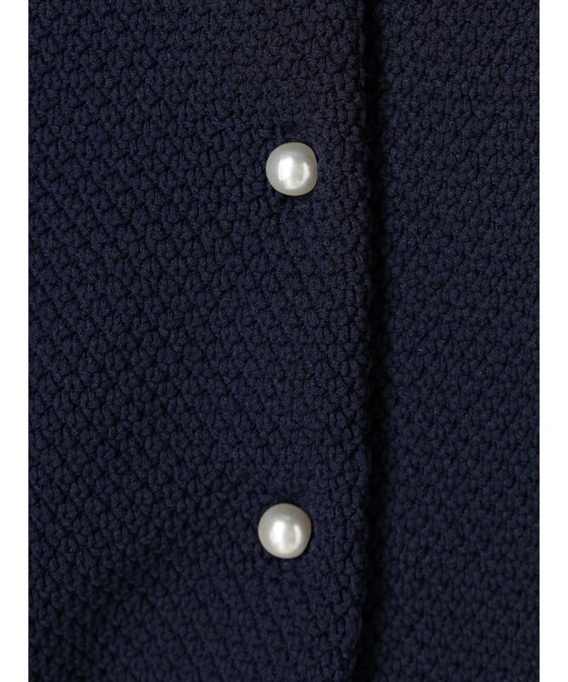 Green Parks ２ｗａｙ　パール釦ニットプルオーバー Dark Navy