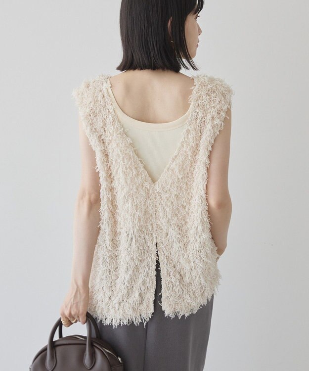 AMERICAN HOLIC 【前後2WAY】フリンジベスト Blue