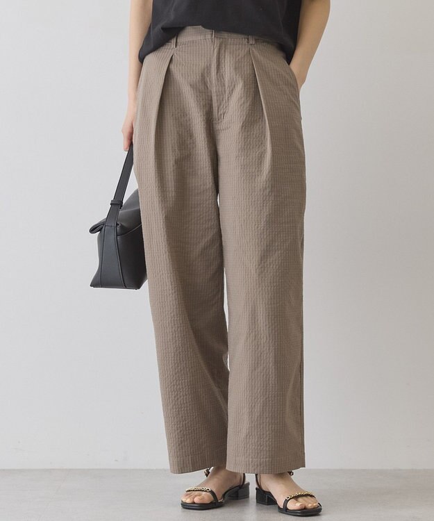 AMERICAN HOLIC サッカーワイドパンツ Beige