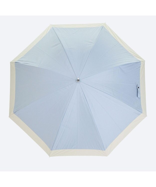 MOONBAT 晴雨兼用日傘 長傘 バイカラー切継／遮光 遮熱 UV ペールスカイ