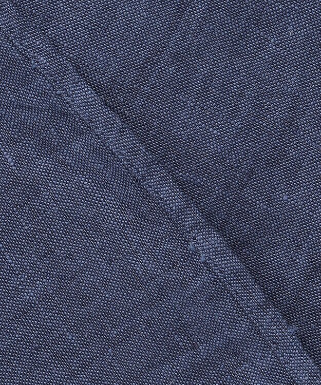 J.PRESS MEN オープンカラーリネンパッチシャツ ネイビー系