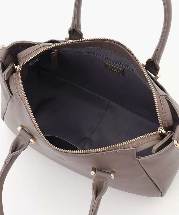 J.PRESS LADIES 【WEB限定カラーあり・2way】curve ボストン バッグ モカ系