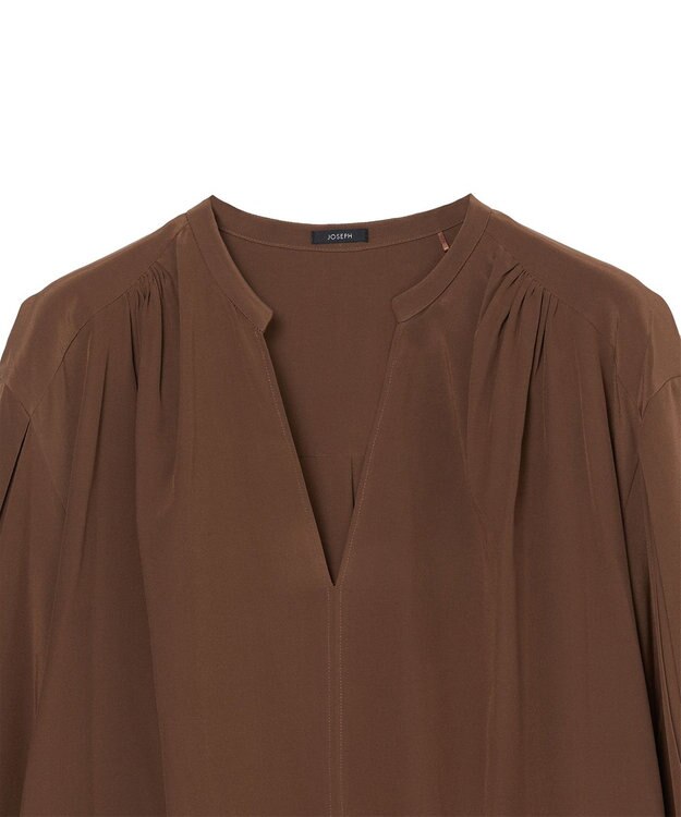 JOSEPH ニューCDC　オープンネックブラウス Arabica
