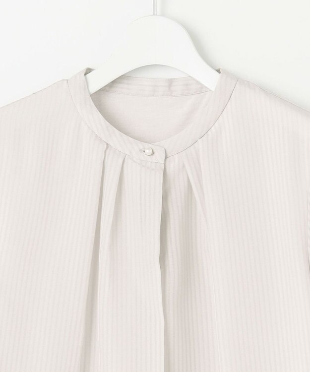 J.PRESS LADIES S カラミストライプ カットソー グレージュ系1