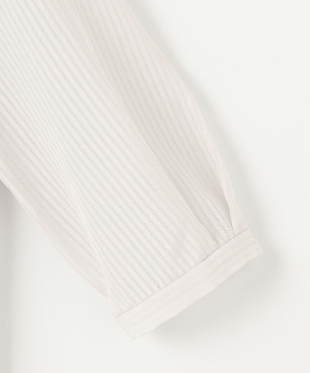 J.PRESS LADIES L カラミストライプ カットソー グレージュ系1