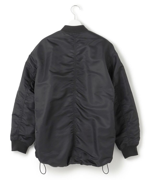 23区 S 【SLOW/一部店舗限定】リバーシブルボアコンビ ブルゾン スレートグレーボア xブラック