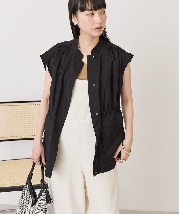 AMERICAN HOLIC Ｗポケットベスト Black