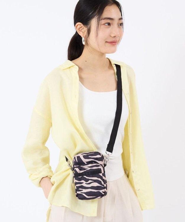 MINI PHONE BAG/ラフィアゼブラ / LeSportsac | ファッション MINI PHONE BAG/ラフィアゼブラ / LeSportsac | ファッション