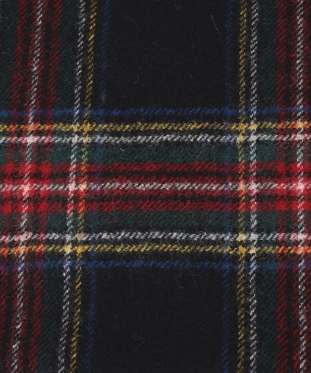 J.PRESS MEN チェックマフラー ブラック系3