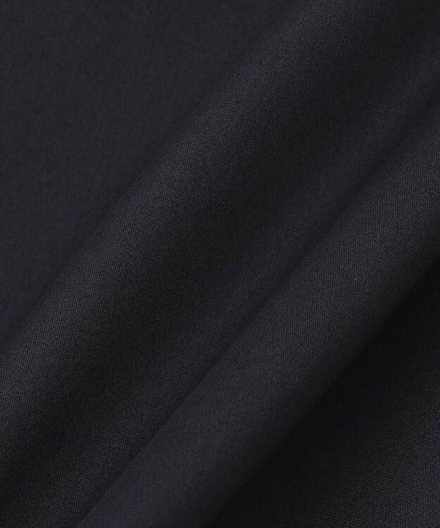 #Newans 【洗える】AMELIA / ハイネックナローシルエットワンピース ネイビー系