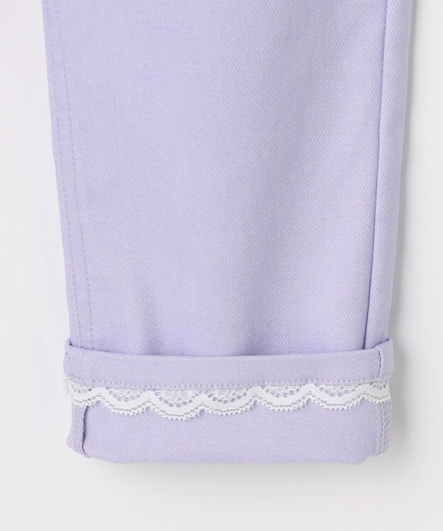 ANY KIDS 【洗濯機可能】ときめきストレッチ ネコパンツ ラベンダー