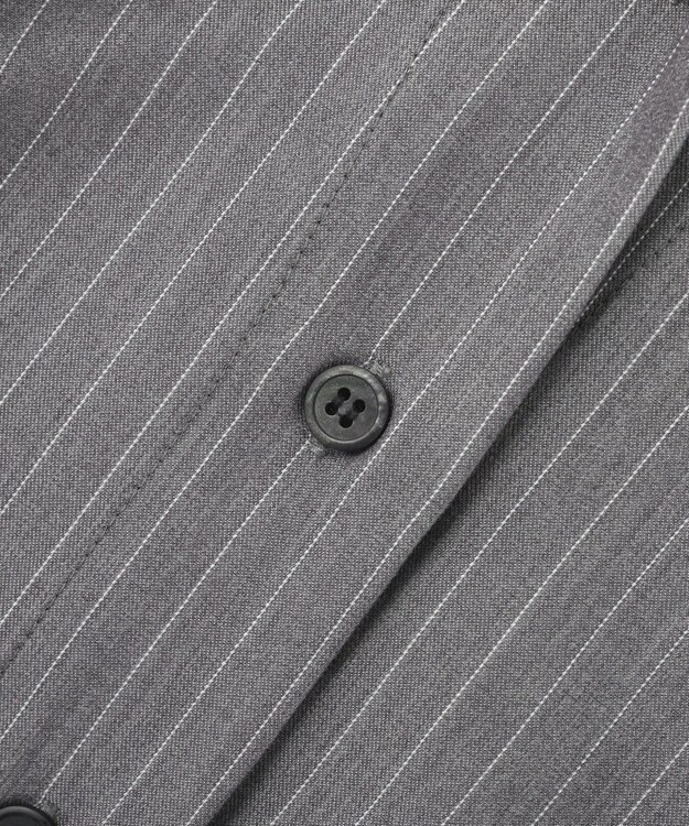 AMERICAN HOLIC 【2点セット・マルチ機能】タイトスカート+ショート丈シャツ Stripe Gray