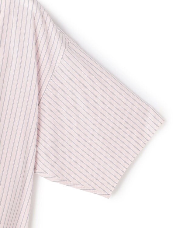 23区 L 【Lサイズ限定】リラックスシルエット スキッパーシャツ ピンク系