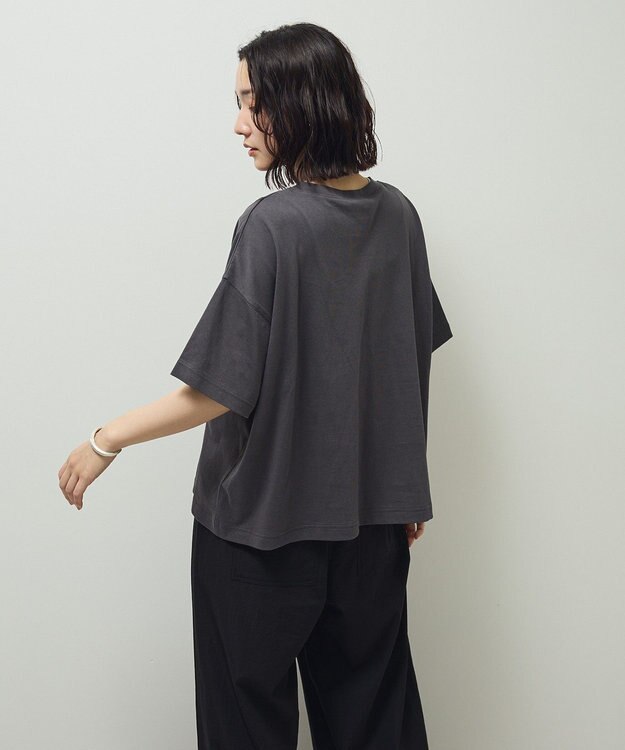 Green Parks アソートロゴ切替Ｔシャツ Charcoal Gray