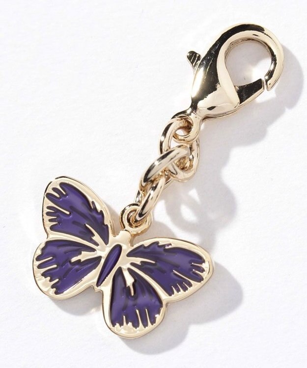 ANNA SUI ローズハート フラップ長財布 ラベンダー