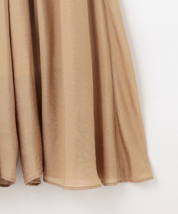 UNFILO ヴィンテージライク ギャザーパンツ サンドベージュ