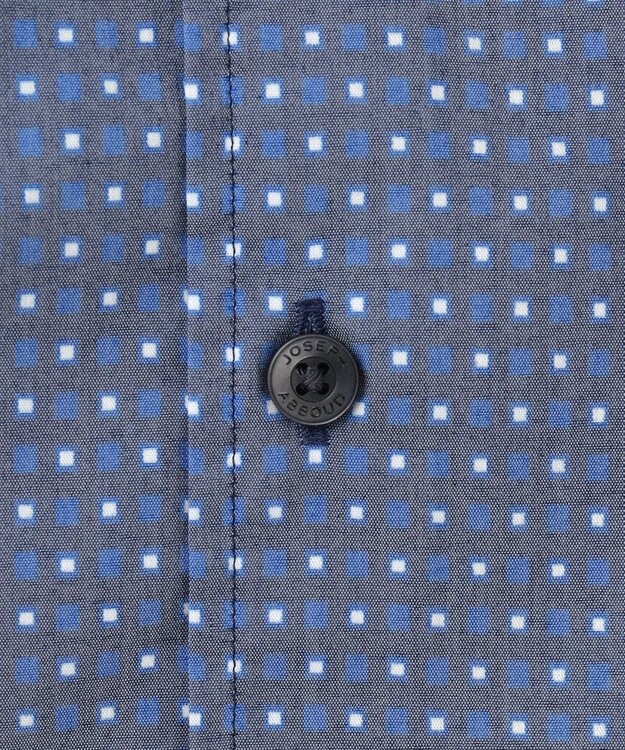 JOSEPH ABBOUD 【ストレッチ・洗える】ストレッチ プリント シャツ ネイビー系5