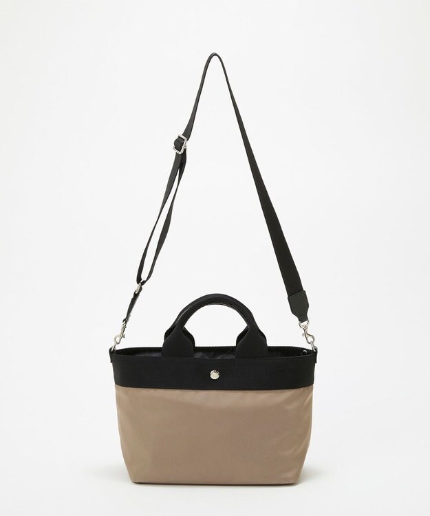 TOPKAPI 【Breath TOPKAPI sis】【WEB限定】ナイロン トート バッグ ショルダー付き 軽量 / RIPPLE リプル グレージュ