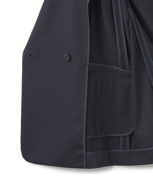 23区 L 【Oggi3月号掲載/セットアップ対応】 ライトクロス ジャケット ネイビー系