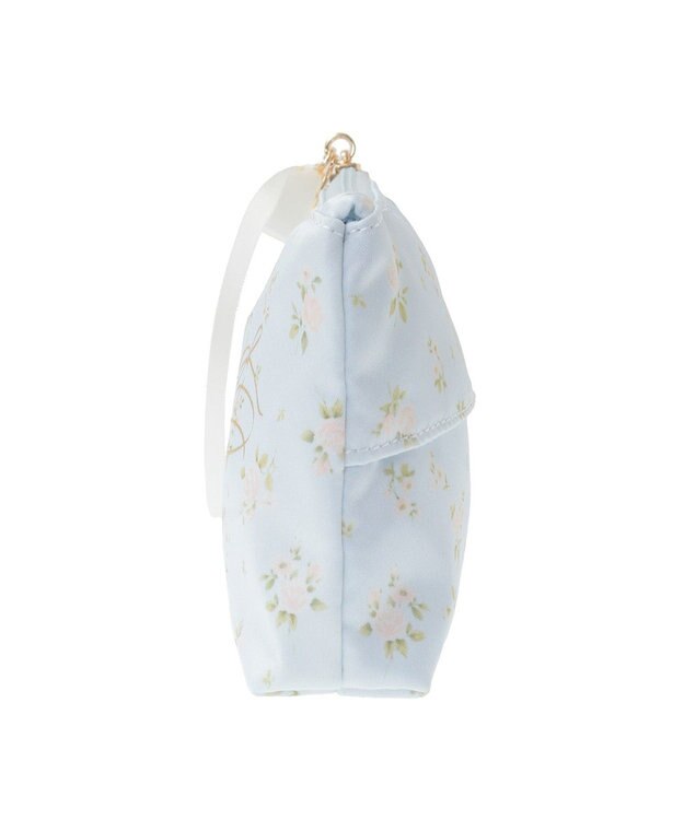 Maison de FLEUR ローズプリントティッシュケース Sax