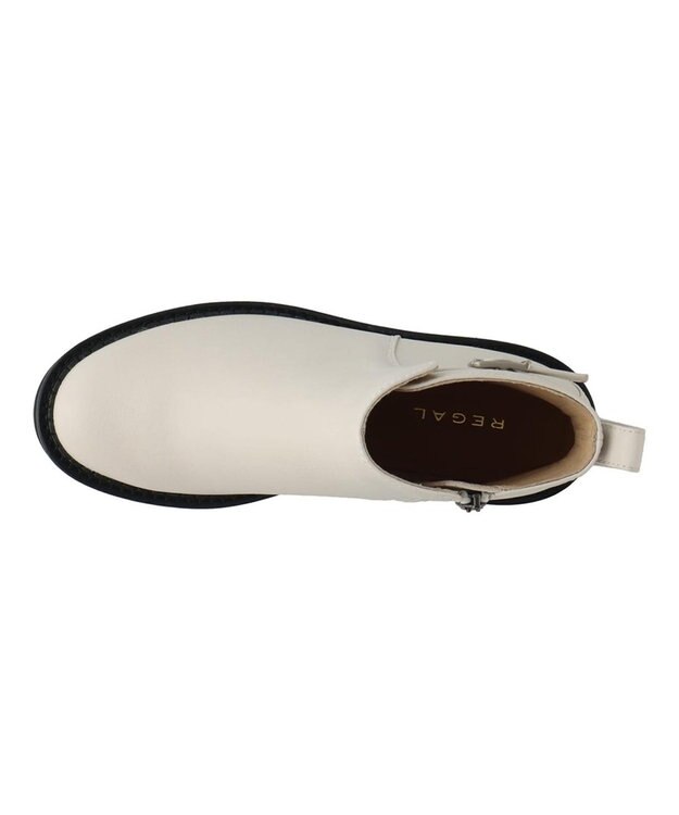 REGAL FOOT COMMUNITY 【リーガルレディース】F07R ベルト付きショートブーツ ブーツ アイボリー