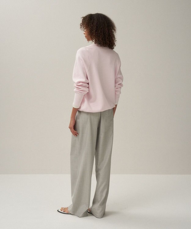 ATON 50/3 ORGANIC SMOOTH | クルーネックセーター BLACK