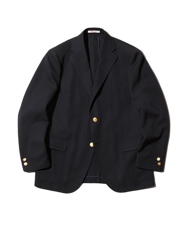 J.PRESS MEN 【J.PRESS ORIGINALS】MAGIC CUBA GABARDINE 3B BLAZER / JAPAN MADE ネイビー系