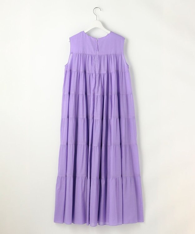 自由区 S コットンティアード ワンピース ラベンダー