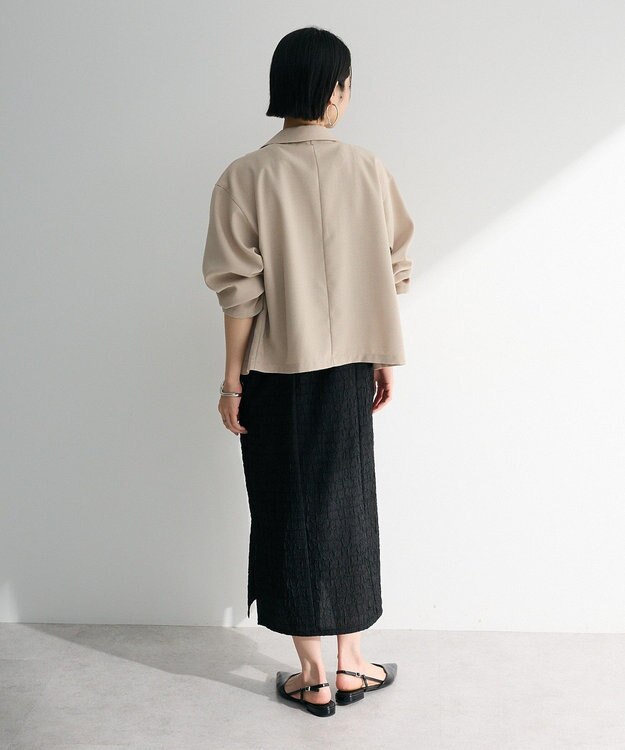 Green Parks 表面感キャミワンピース Black