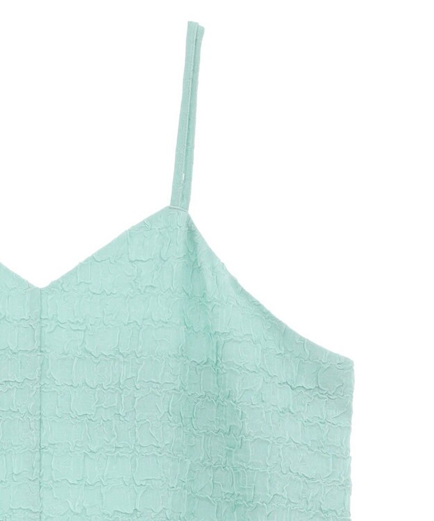 Green Parks 表面感キャミワンピース Light Green