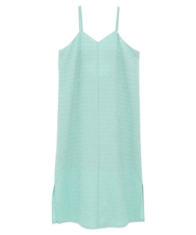Green Parks 表面感キャミワンピース Light Green