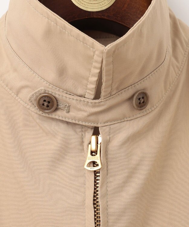 J.PRESS MEN TCポプリン ジップアップ デッキブルゾン ベージュ系