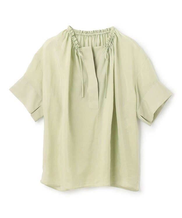 BEIGE， 【S-size】LILAC / ギャザーブラウス Sage
